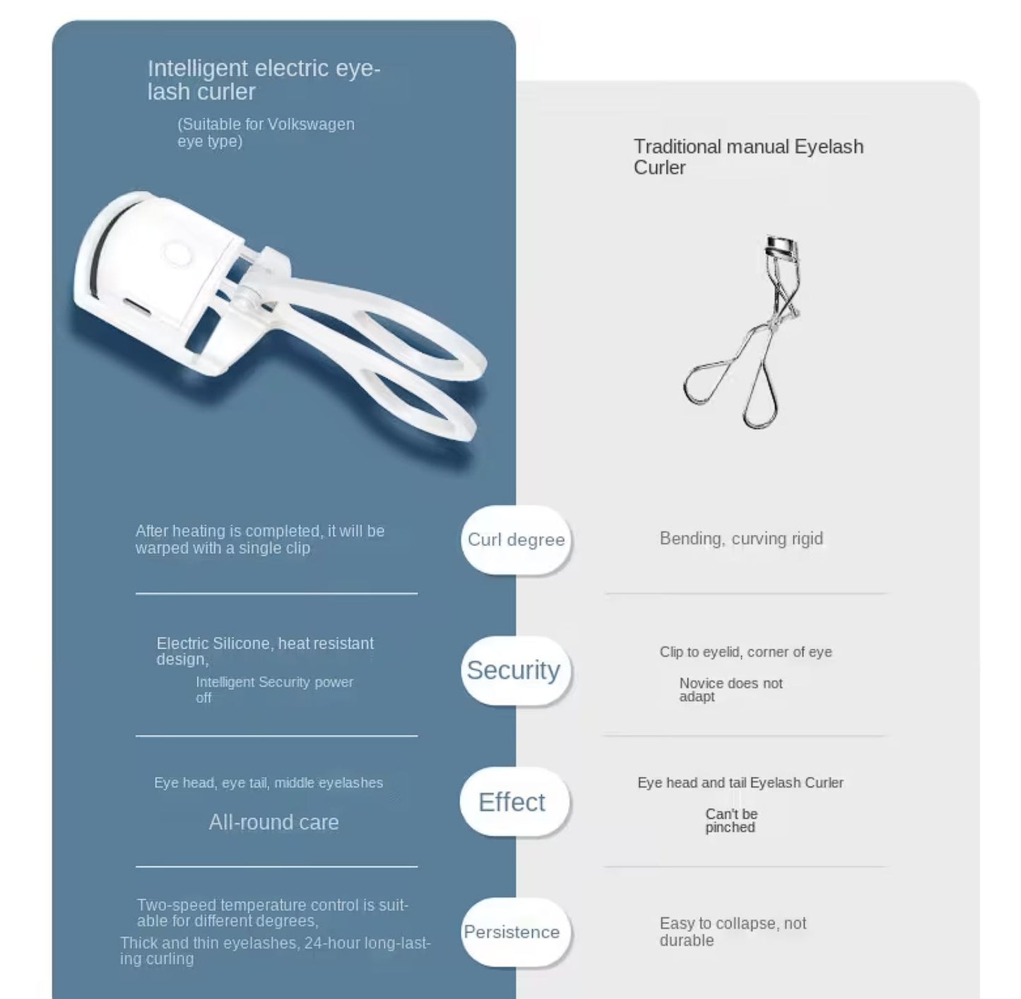Ever & Ivory™ LashElevate™ (Electric Eyelash Curler)