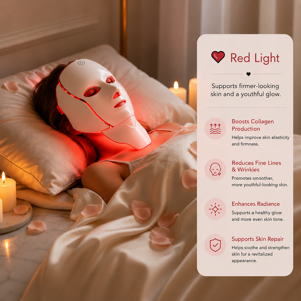 Ever & Ivory™ Glow Revival Mask (LED Face & Neck Mask)