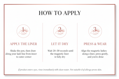 Magnetic Lash Application Guide