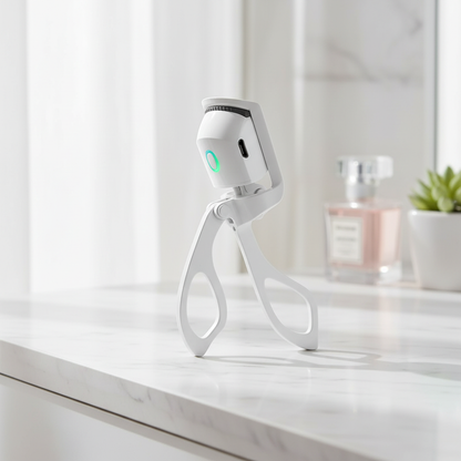 Rechargeable Eyelash Curler on Marble