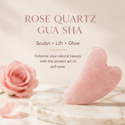 Rose Quartz Gua Sha - Square Hero Image
